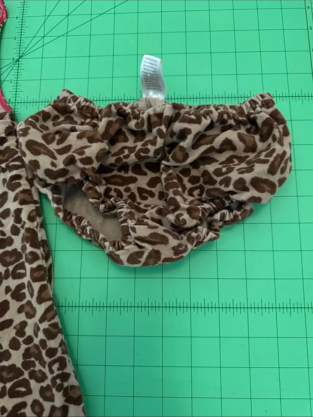 Gymboree Brown Leopard Print Tank Dress with Bloomers 18-24 months